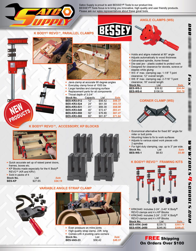 Bessey Tools flier